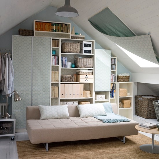 Simple Living Room Stoage Ideas