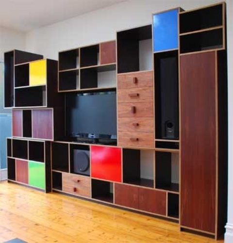 Simple Living Room Stoage Ideas