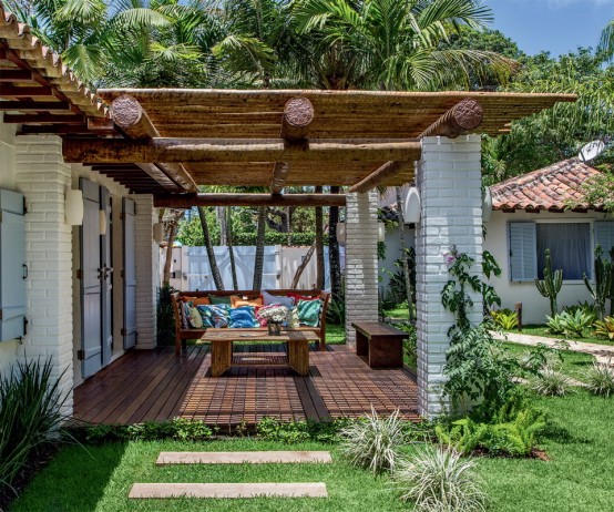 Simple White Bungalow In Brazil