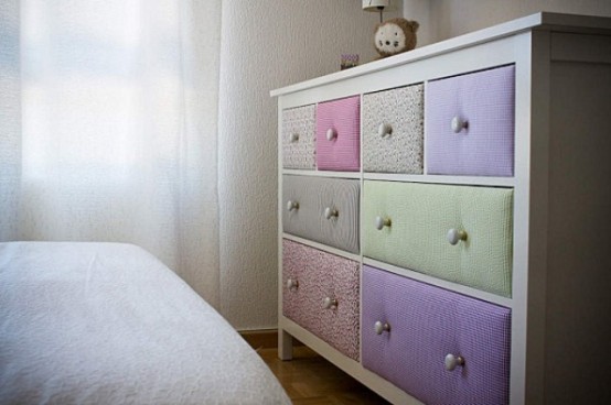 Upholstering drawers' doors isn't as easy as painting them but could be much more rewarding.