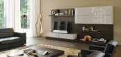 Sistema Concept By Doimo Design 17 Rovere Moka And Grigio Seta Glossy Lacquered
