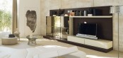 Sistema Concept By Doimo Design 20 Rovere Moka And Bianco Perla Glossy Lacquered