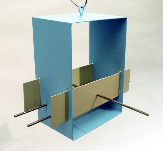 Sleek And Modern Bird Feeder