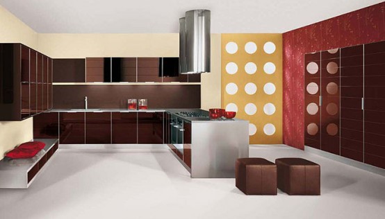 Sleek Glossy Kitchen Design