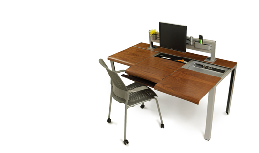 Slim Desk With Smart Storage Slim Desk With Smart Storage