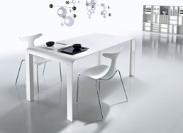 SLIM white table from Kreaty