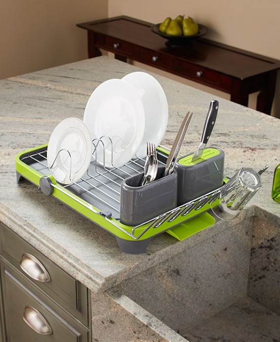 20 Small And Creative Dish Racks And Drainers - DigsDigs