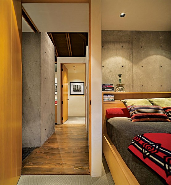 Small And Natural House Design On A River