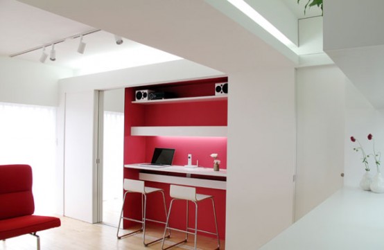 Small Apartment With Modern Minimalist Design