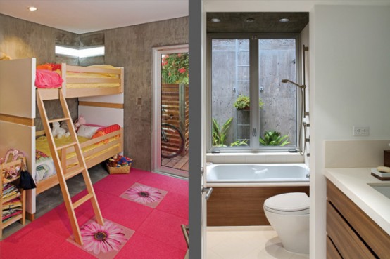 Small House With Concrete Base And Modern Design