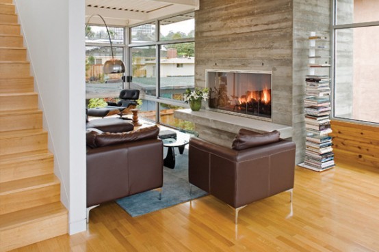 Small House With Concrete Base And Modern Design