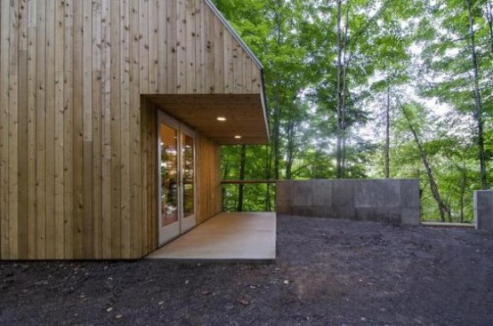 Small Studio House Design With Double Pitched Roof
