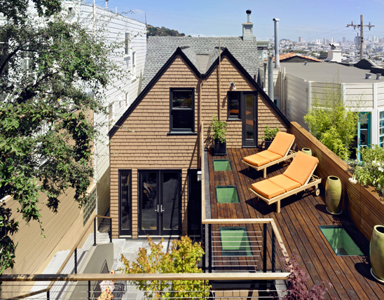 Small Victorian Home With Cool Courtyard and Roof Deck – Castro Residence by Jones Haydu