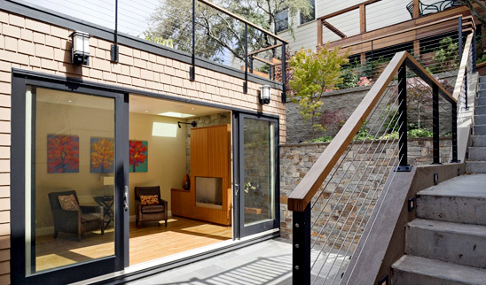Small Victorian Home With Cool Courtyard and Roof Deck – Castro Residence by Jones Haydu