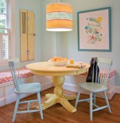 Small Yet Comfy Colorful Dining Area