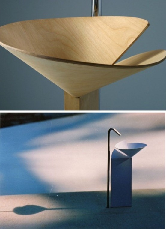 Smart And Elegant Wooden Washbasin