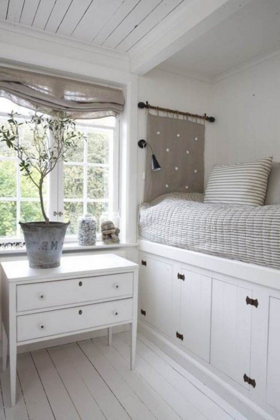 57 Smart Bedroom Storage Ideas - DigsDigs