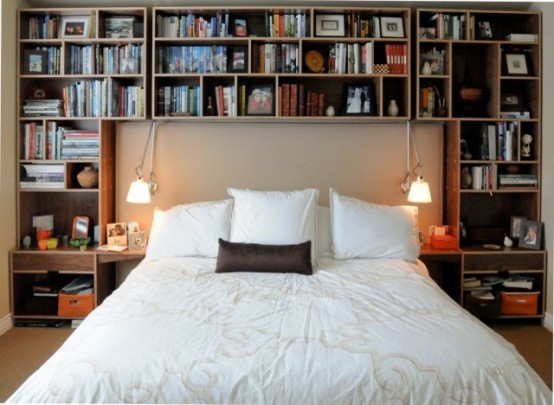 57 Smart Bedroom Storage Ideas - DigsDigs