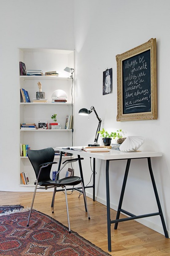 32 Smart Chalkboard Home Office D cor Ideas DigsDigs