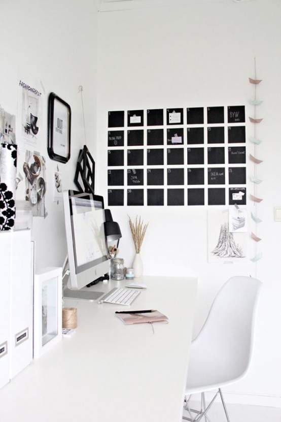 32 Smart Chalkboard Home Office Décor Ideas Digsdigs