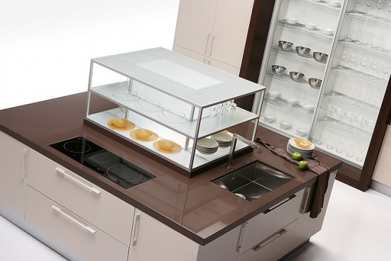 Smart Storage For Large Kitchen By Gabanes