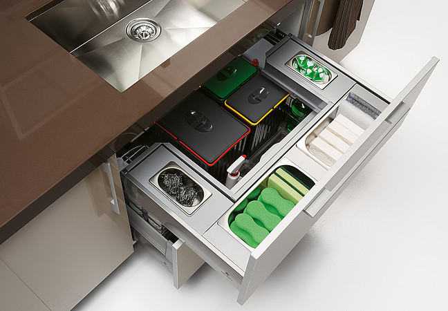 Smart Storage For Large Kitchen By Gabanes