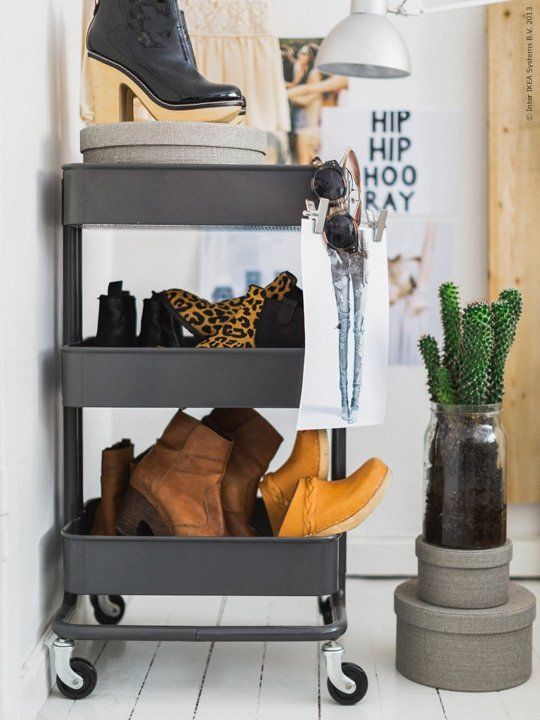 IKEA Raskog cart can store shoes