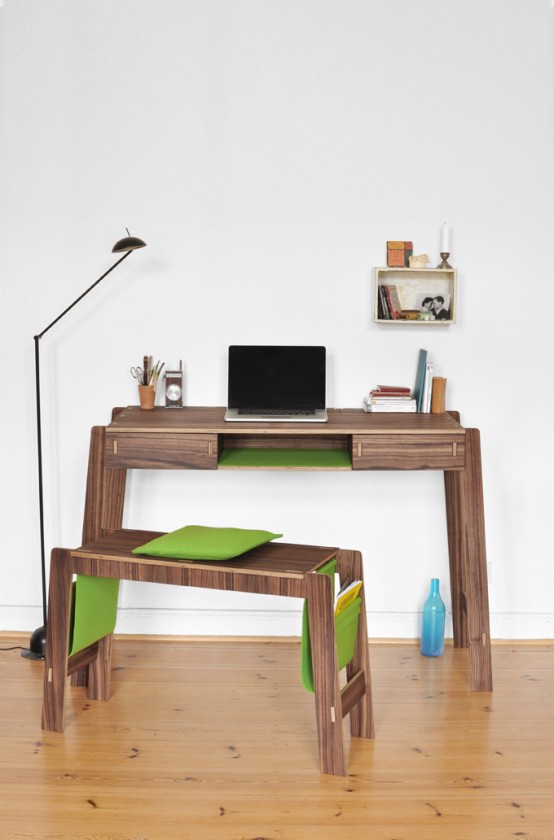 Smöly Desk And Bench With Smart Storage