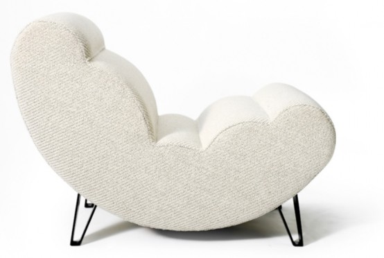 Soft Cloud Shaped Modern Chair