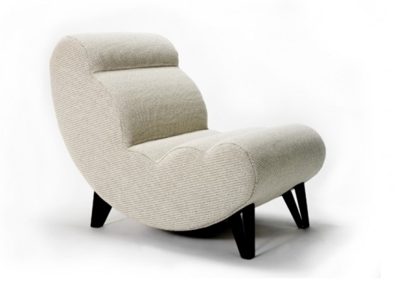 Soft Cloud Shaped Modern Chair