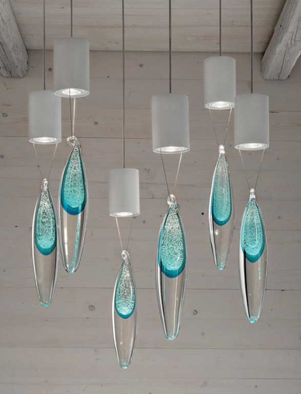 Sophisticated Ceiling Lamps With Droplets