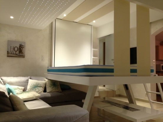 Space Saving Retractable Loft Beds