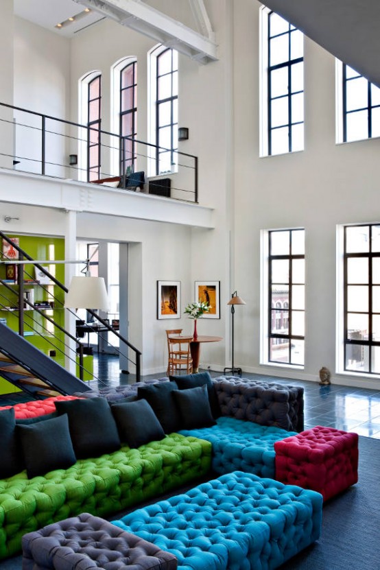 Spacious And Cozy Loft In An Industrial Building
