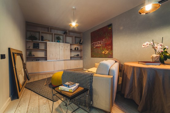 Spacious Kiev Apartment Decorated With An Artistic Twist