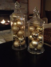 Sparkling Gold Christmas Decor Ideas