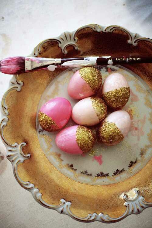 27 Sparkling Gold And Copper Easter Décor Ideas DigsDigs