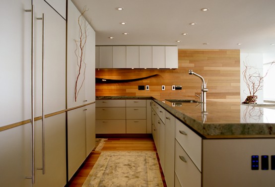 Spatial Condo Design With Clean Materials Palate