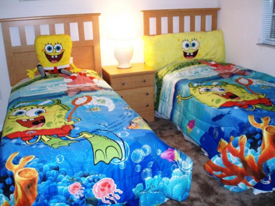 Spongebob Squarepants Themed Room Design Digsdigs