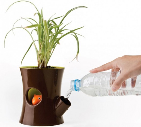 Cute Self-Watering Pots