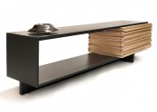 Stacked Buffet Combining Minimalist Lines And Stacked Piles