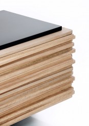 Stacked Buffet Combining Minimalist Lines And Stacked Piles