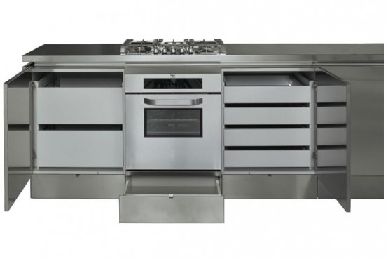 Stainless Steel Kitchen Cabinets