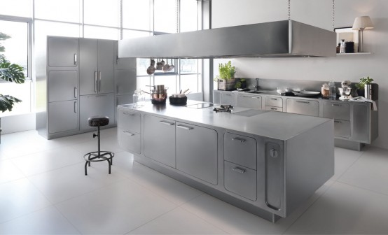 Stainless Steel Kitchen Designs For At Home Chefs