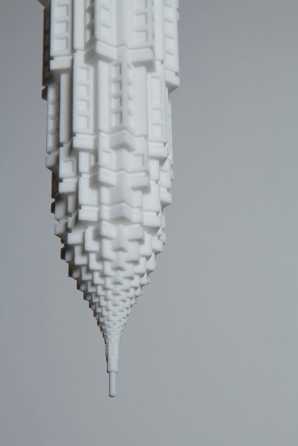 Stalaclights Collection 3d Printed Skyscraper Bulb Shades