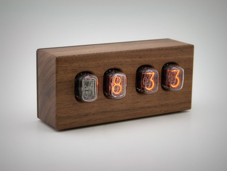 Steampunk Nixie Clock That Requires Little Power