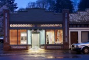 Storefront Remodelled Into Live Work Place With Modern Interior Design