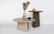 Straw Side Tables Of Biodegradable Material