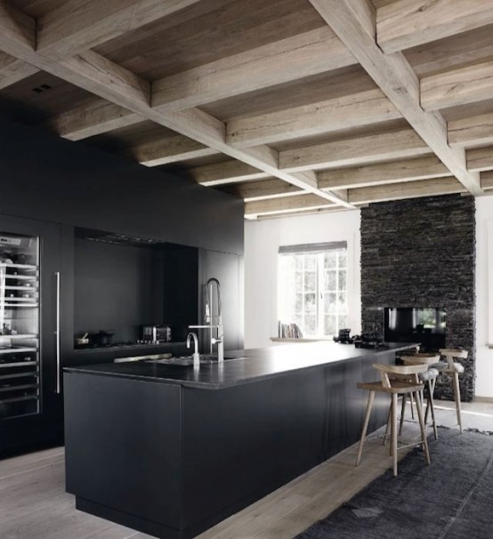 Striking Black Kitchens To Make A Statement