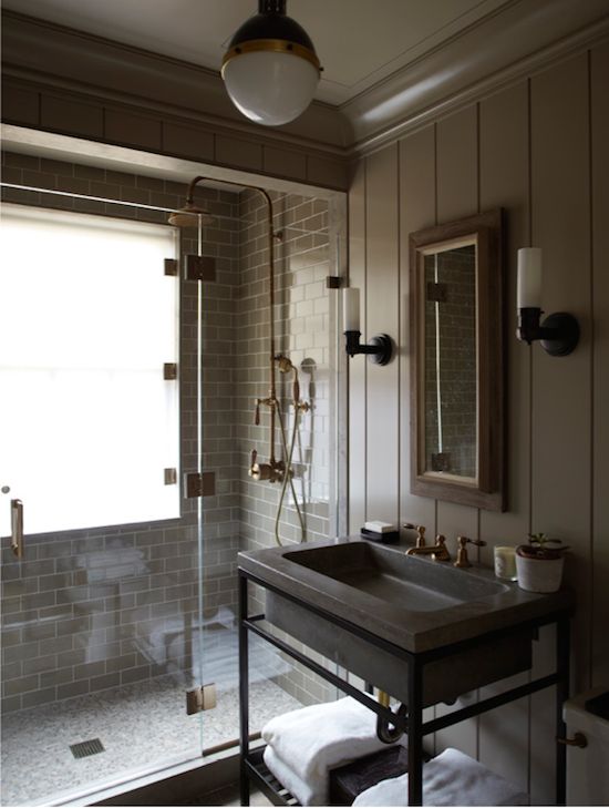 25 industrial bathroom designs with vintage or minimalist chic