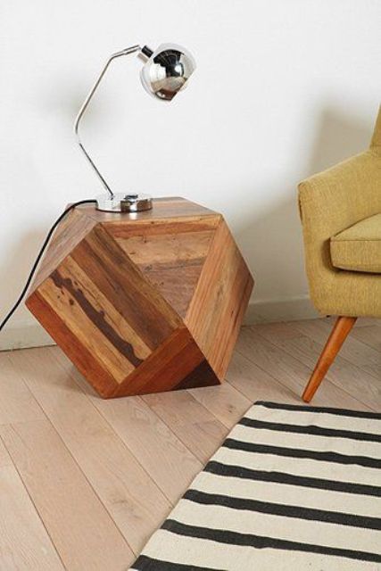 Striking Two Toned Wooden Furniture Pieces